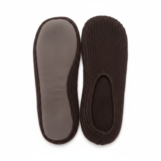 Cashmere Slip On's - Blue Sky Cashmere