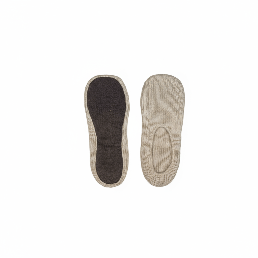 Cashmere Slip On's - Blue Sky Cashmere