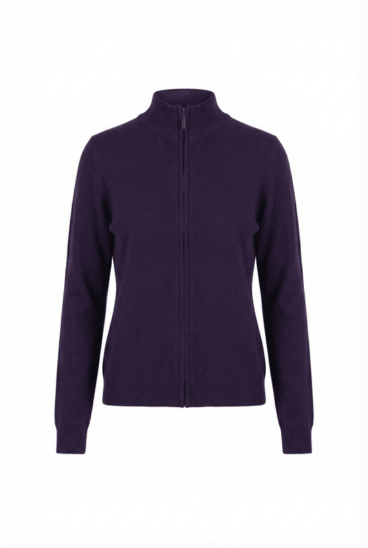 Daniella Cashmere Cardigan - Blue Sky Cashmere