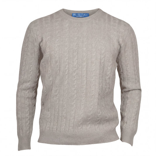 Ivy League Cashmere Sweater - Blue Sky Cashmere