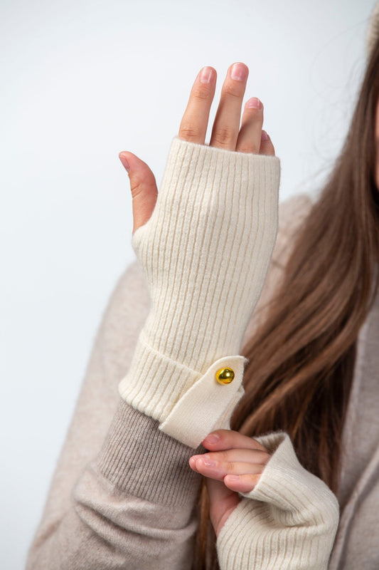 Lily Delicate Cashmere mittens - Blue Sky Cashmere