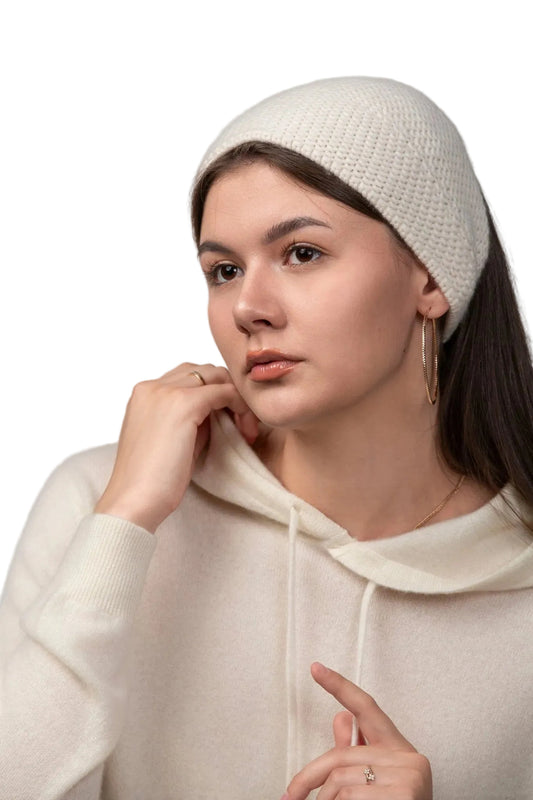 Aurora Cashmere Hair Band - Blue Sky Cashmere