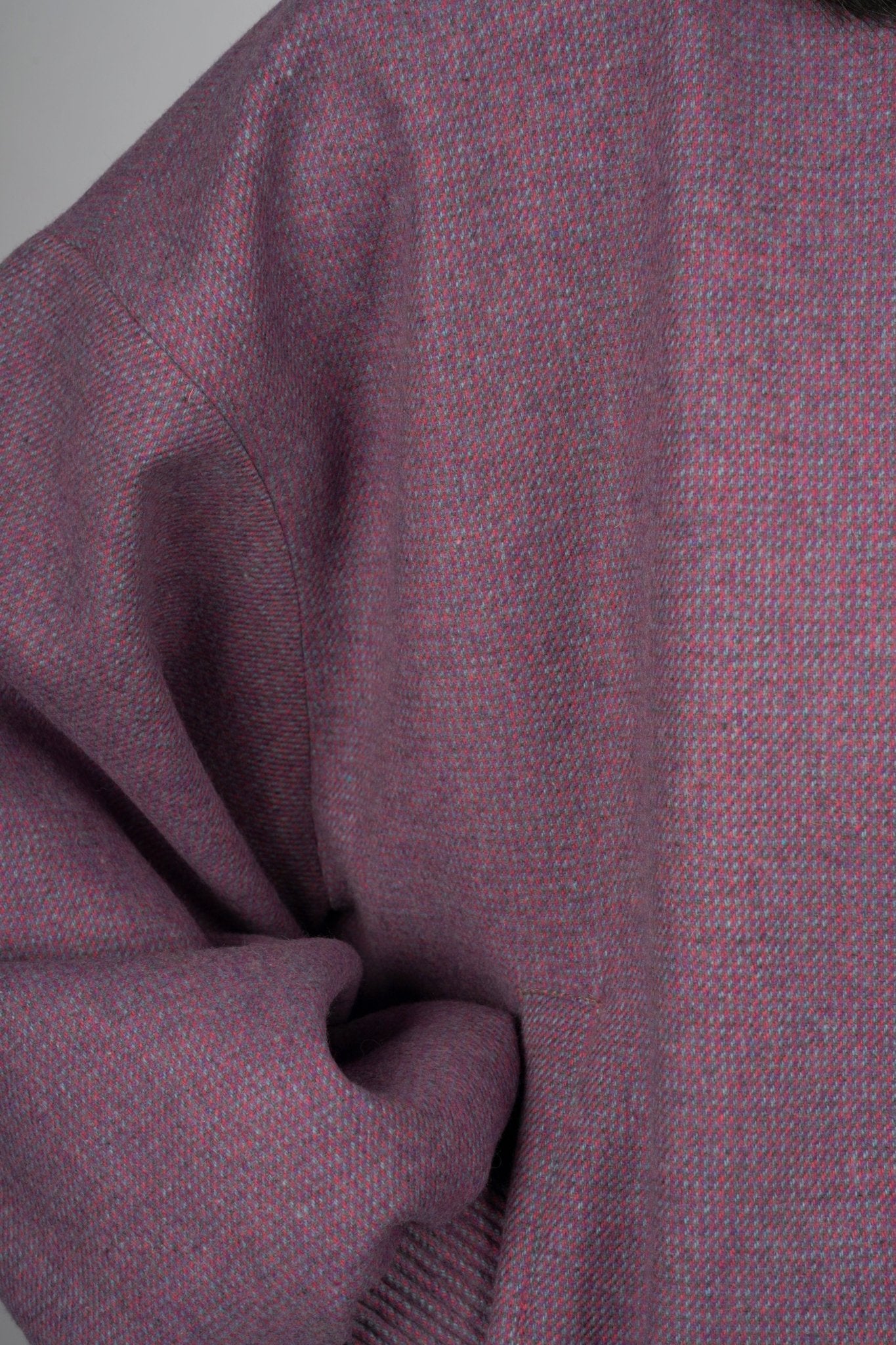 Cashmere Bomber Jacket - Blue Sky Cashmere