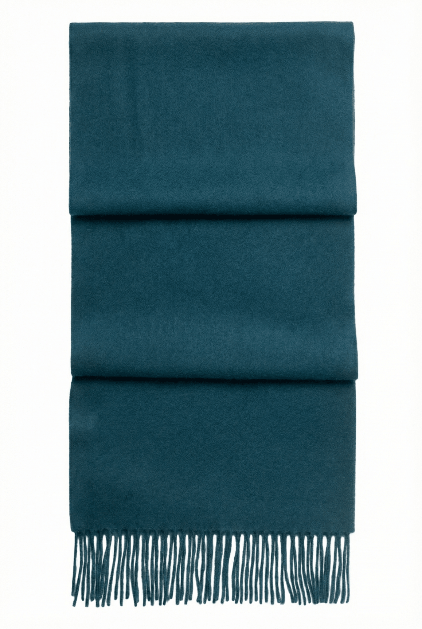 Cashmere Fringed Scarf - Blue Sky Cashmere