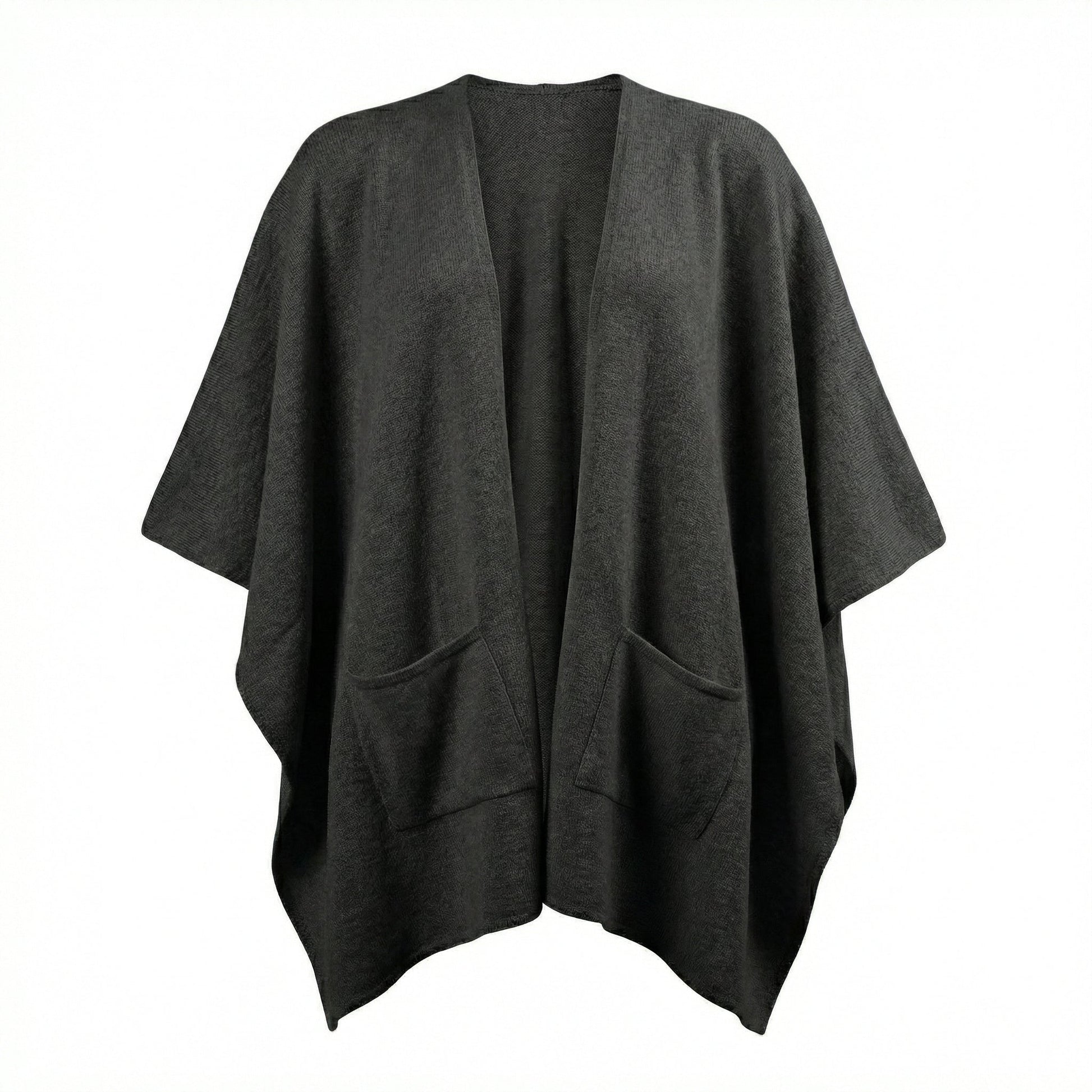 Cashmere Poncho - Blue Sky Cashmere