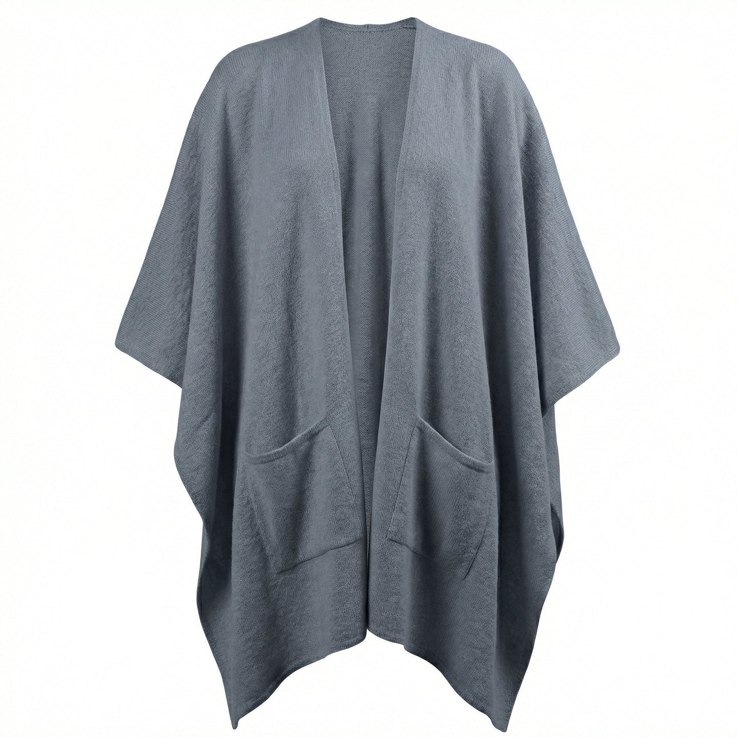 Cashmere Poncho - Blue Sky Cashmere