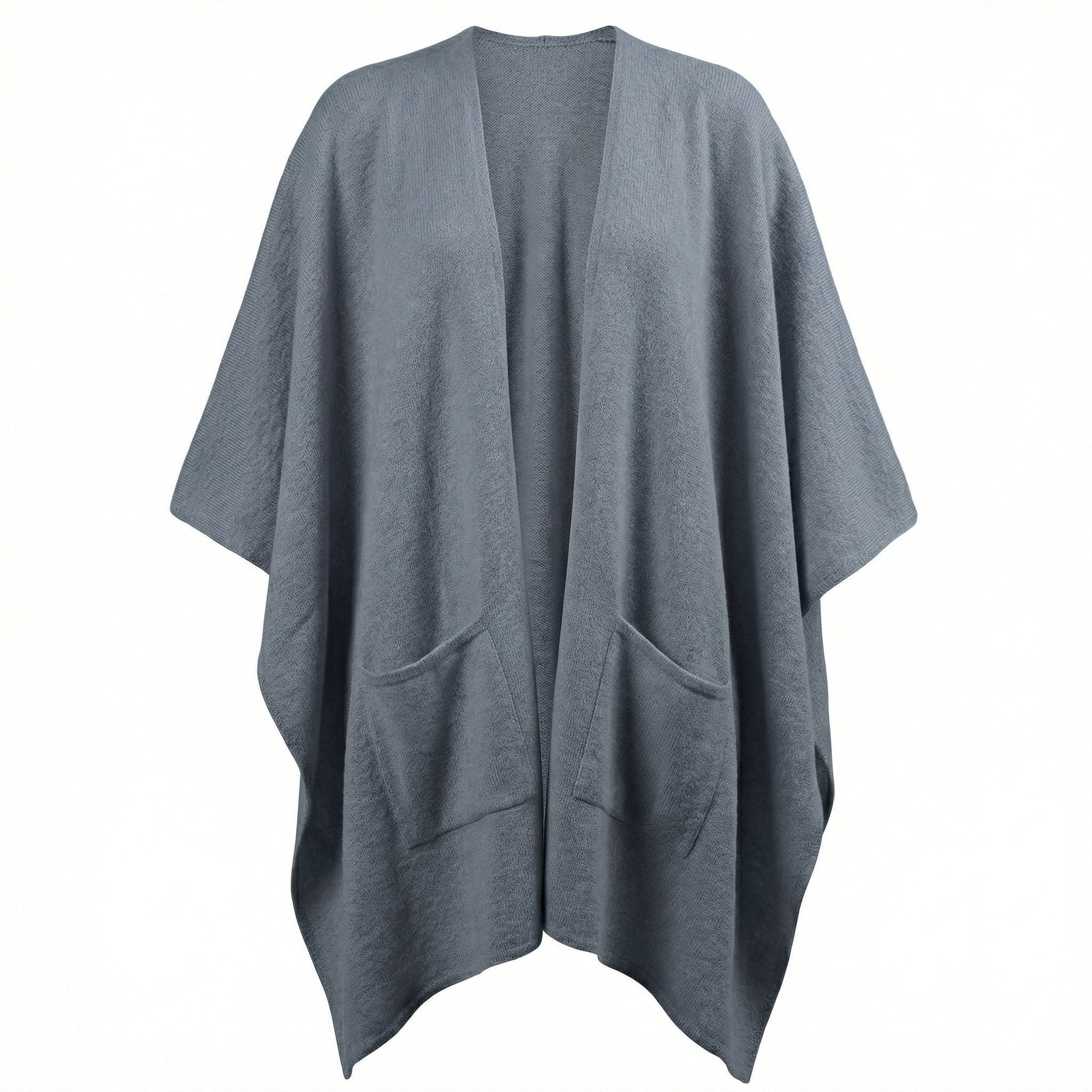 Cashmere Poncho - Blue Sky Cashmere