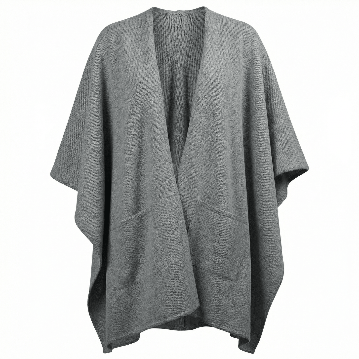 Cashmere Poncho - Blue Sky Cashmere