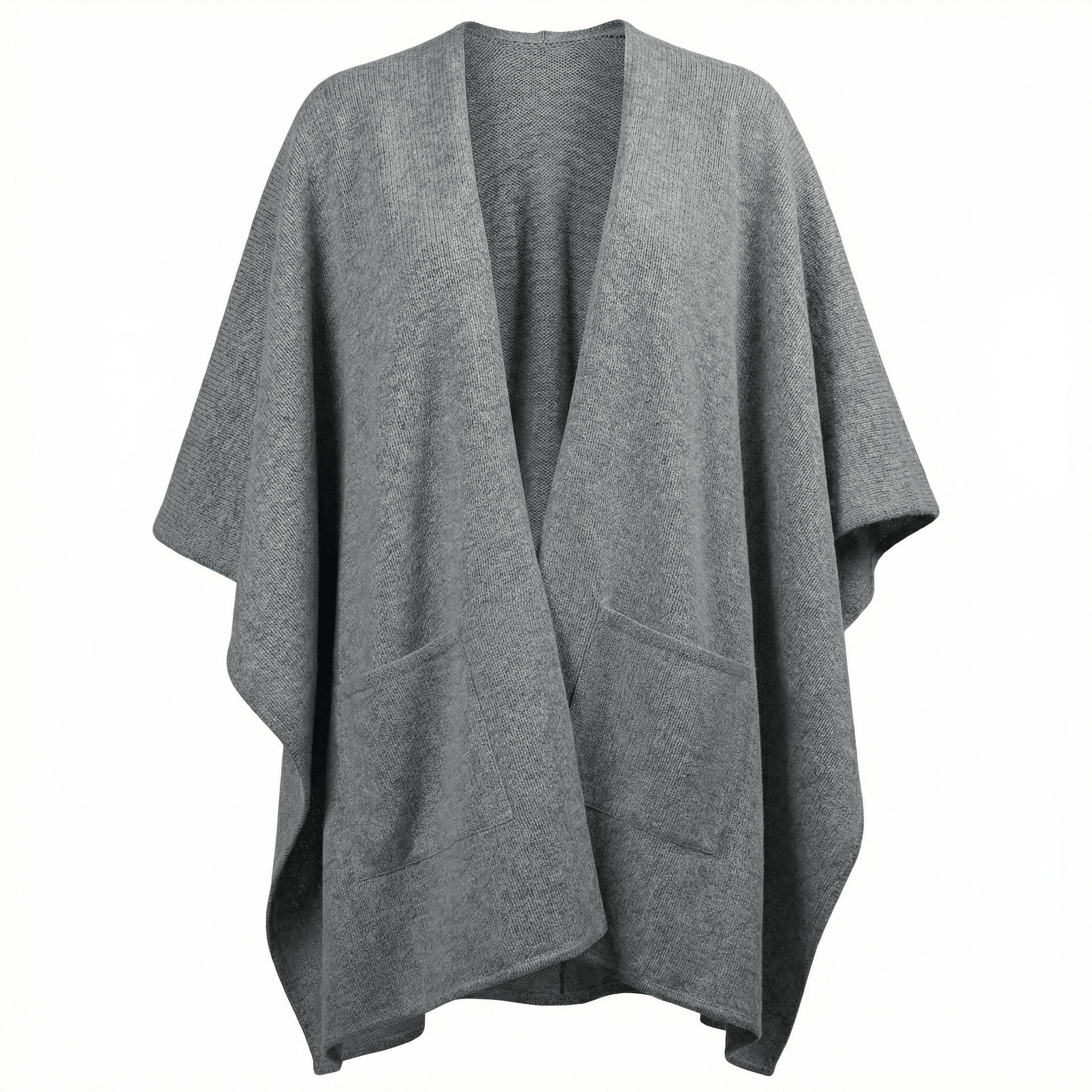 Cashmere Poncho - Blue Sky Cashmere
