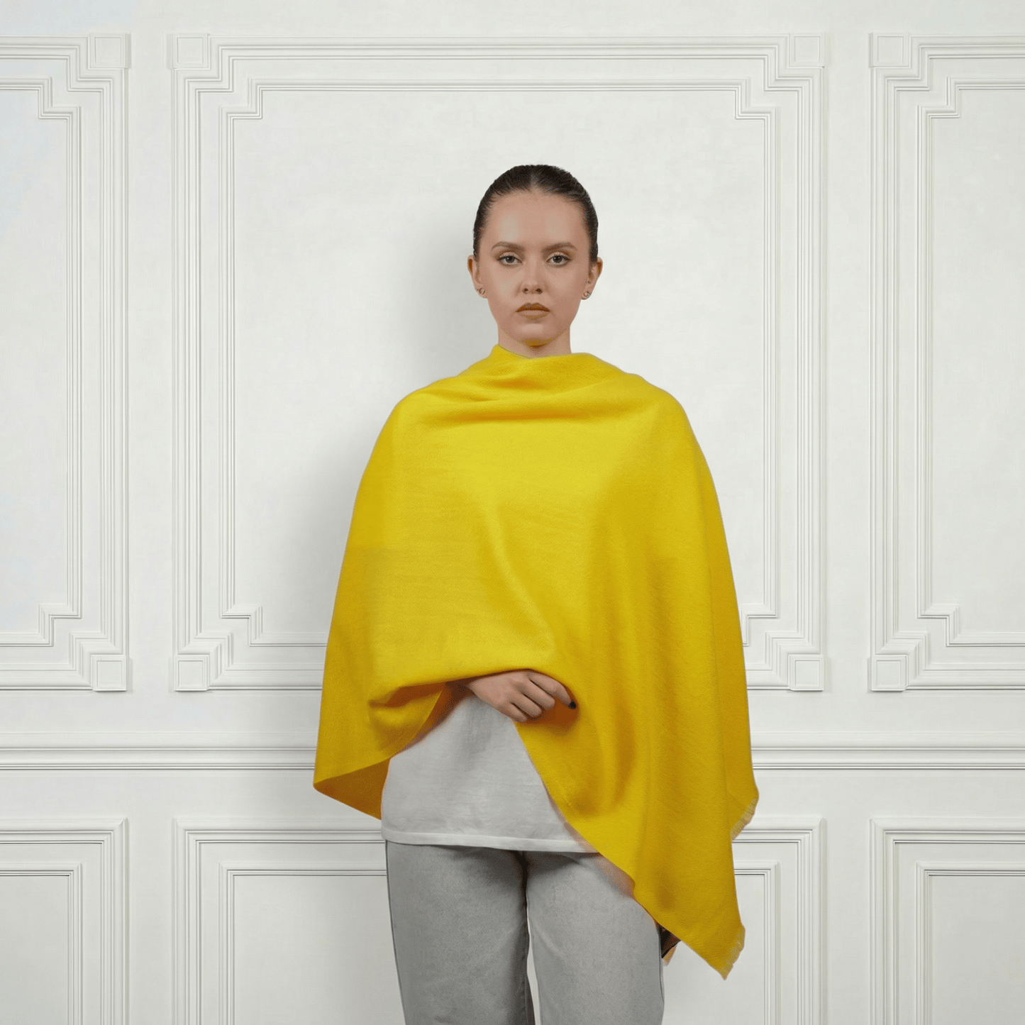 Cashmere Shawl - Blue Sky Cashmere