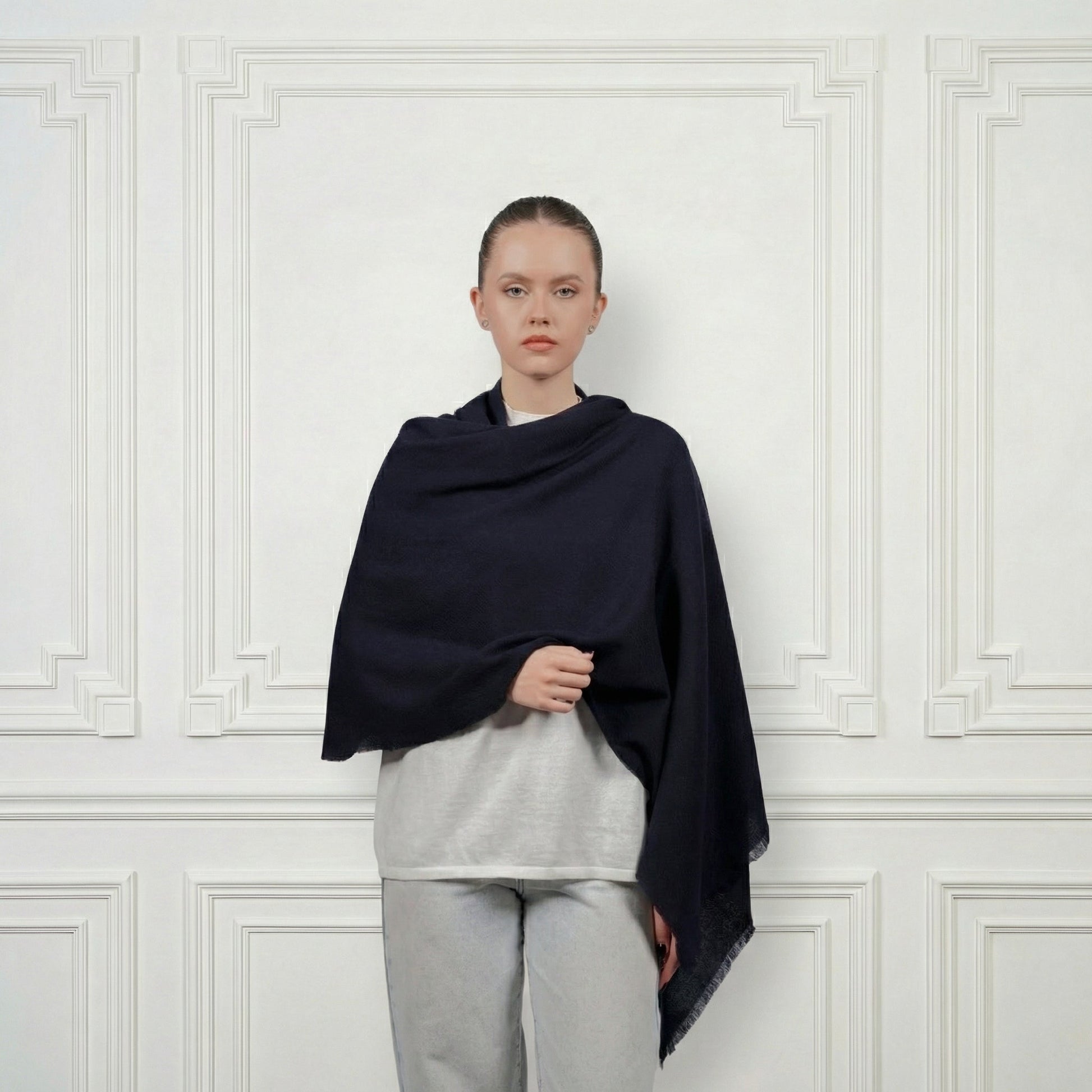 Cashmere Shawl - Blue Sky Cashmere