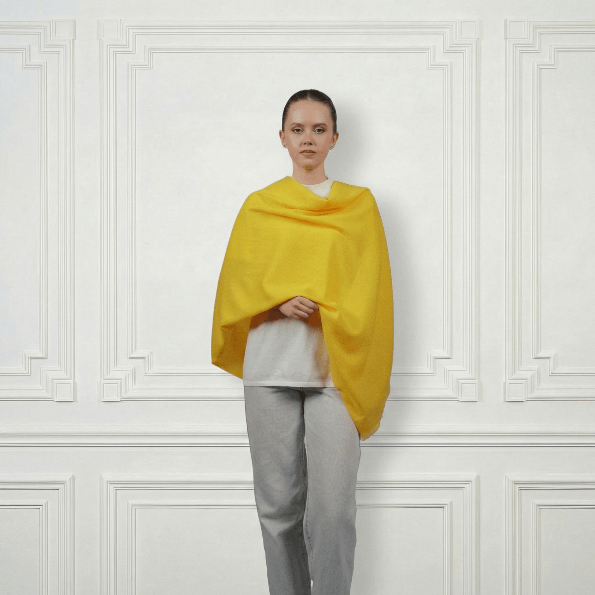 Cashmere Shawl - Blue Sky Cashmere