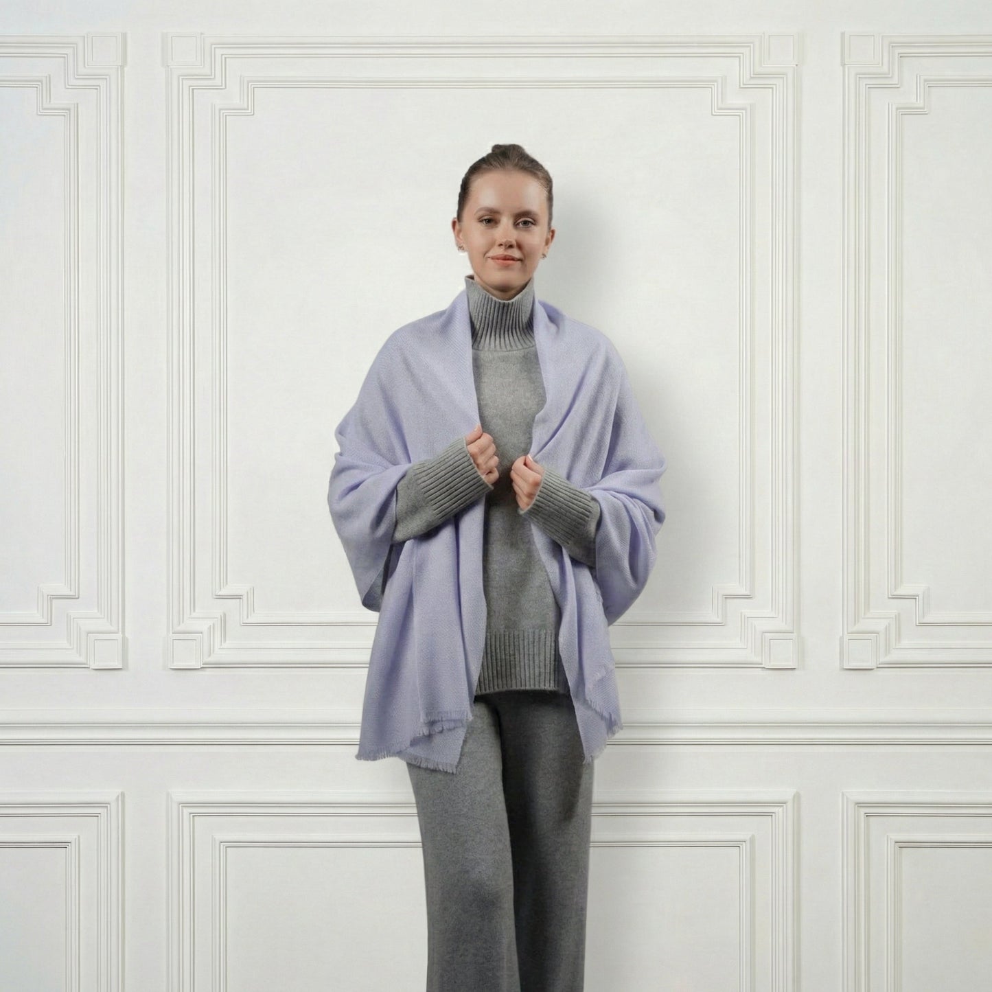 Cashmere Shawl - Blue Sky Cashmere