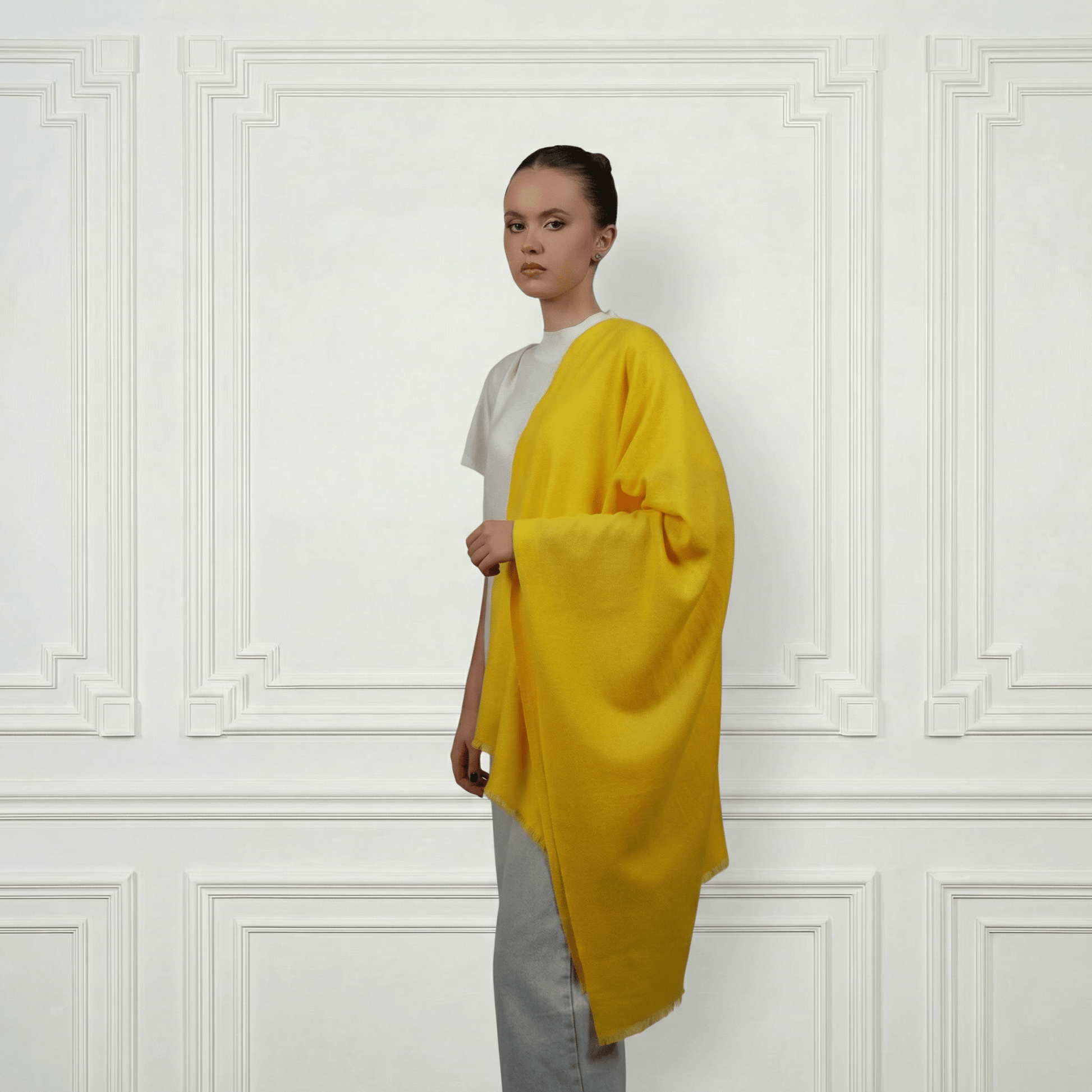 Cashmere Shawl - Blue Sky Cashmere