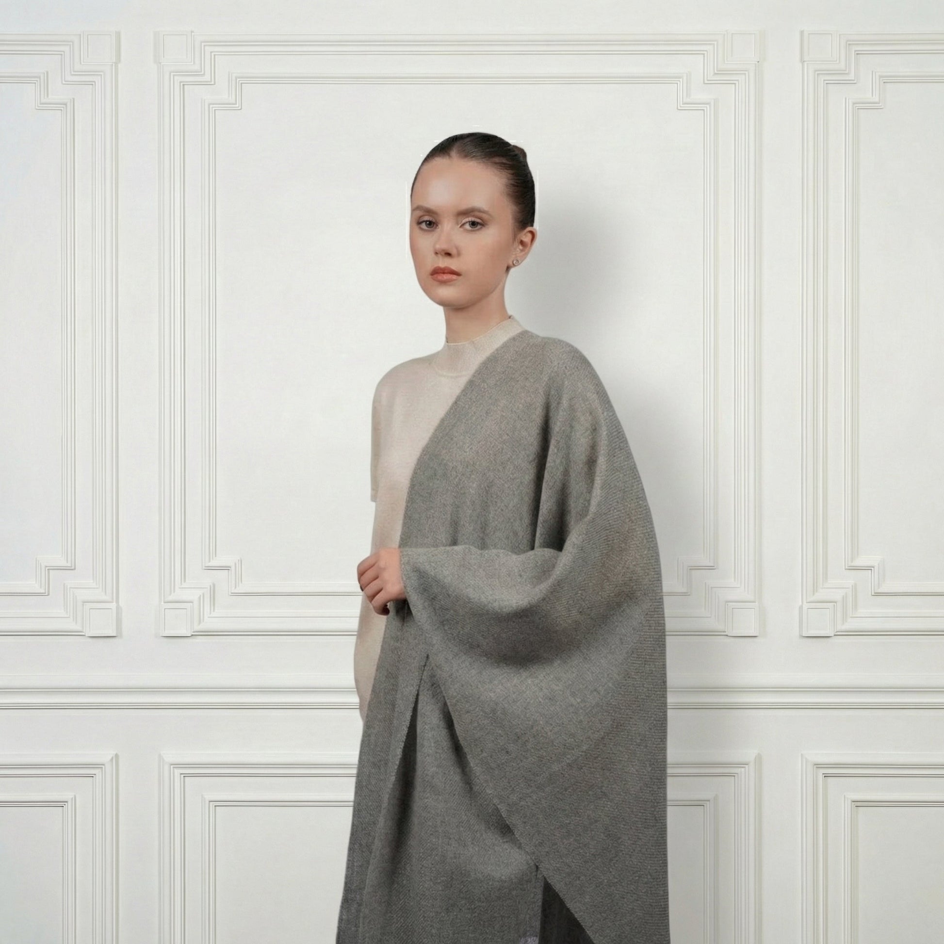 Cashmere Shawl - Blue Sky Cashmere