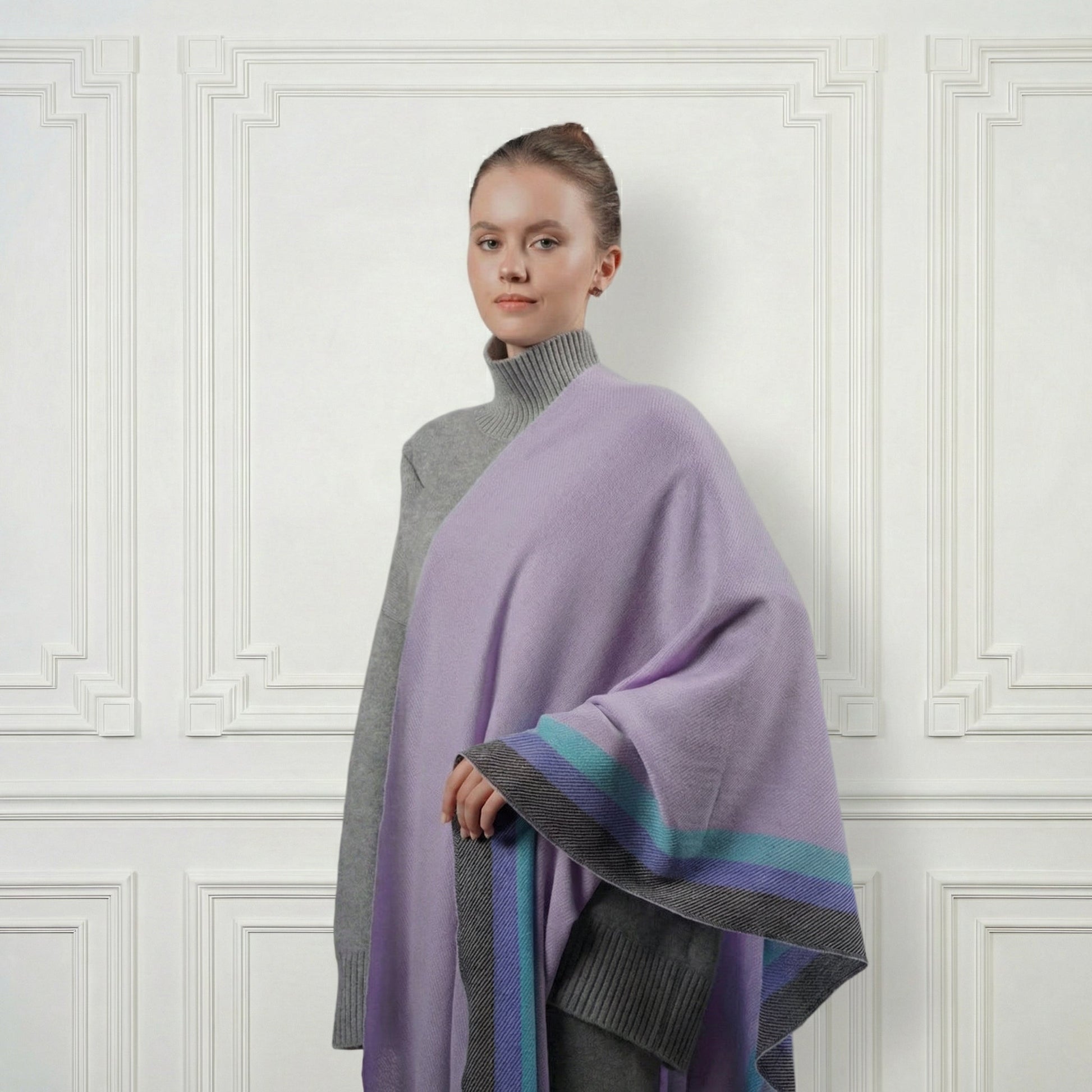 Cashmere Shawl - Blue Sky Cashmere