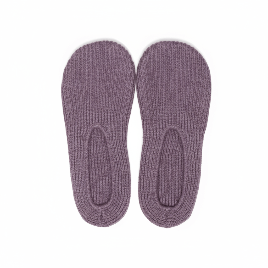 Cashmere Slip On's - Blue Sky Cashmere