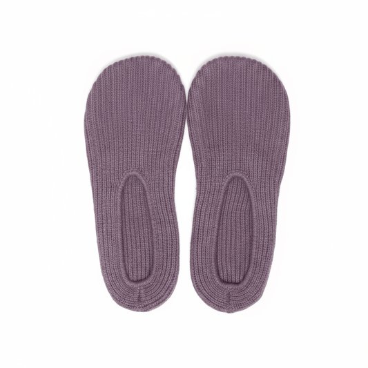 Cashmere Slip On's - Blue Sky Cashmere