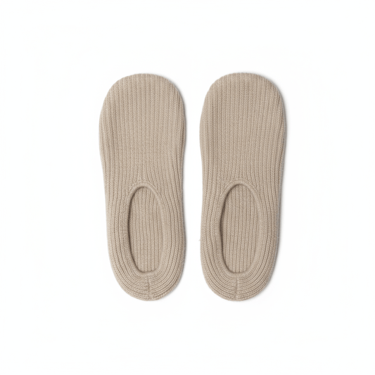 Cashmere Slip On's - Blue Sky Cashmere
