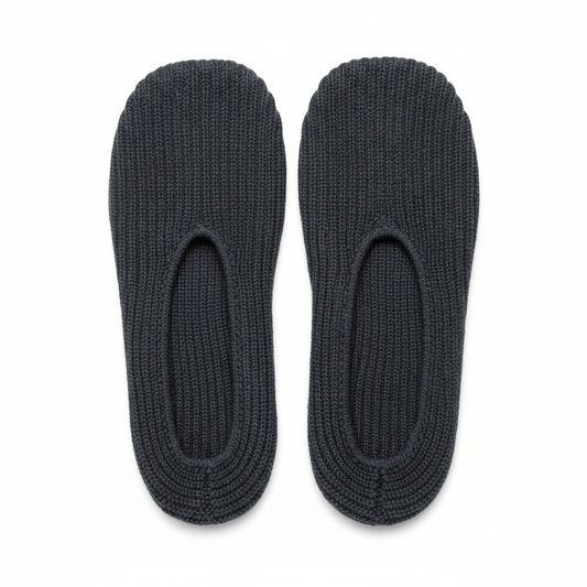 Cashmere Slip On's - Blue Sky Cashmere