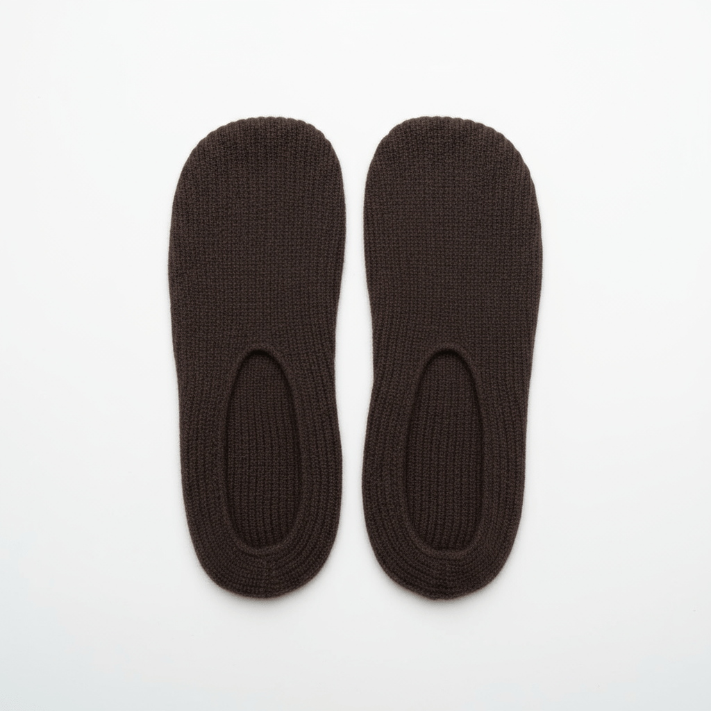 Cashmere Slip On's - Blue Sky Cashmere