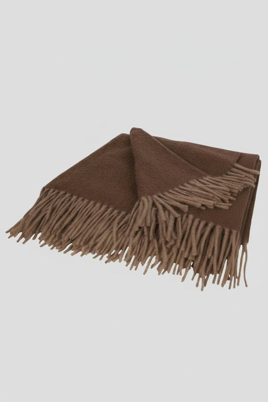 Cashmere Throw Blanket - Blue Sky Cashmere