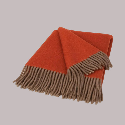 Cashmere Throw Blanket - Blue Sky Cashmere