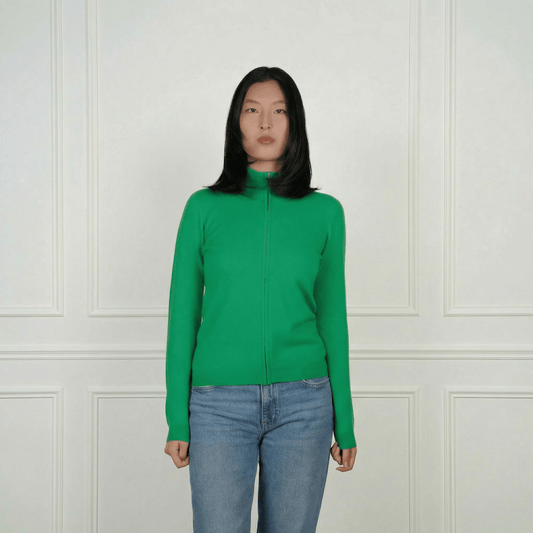 Daniella Cashmere Cardigan - Blue Sky Cashmere