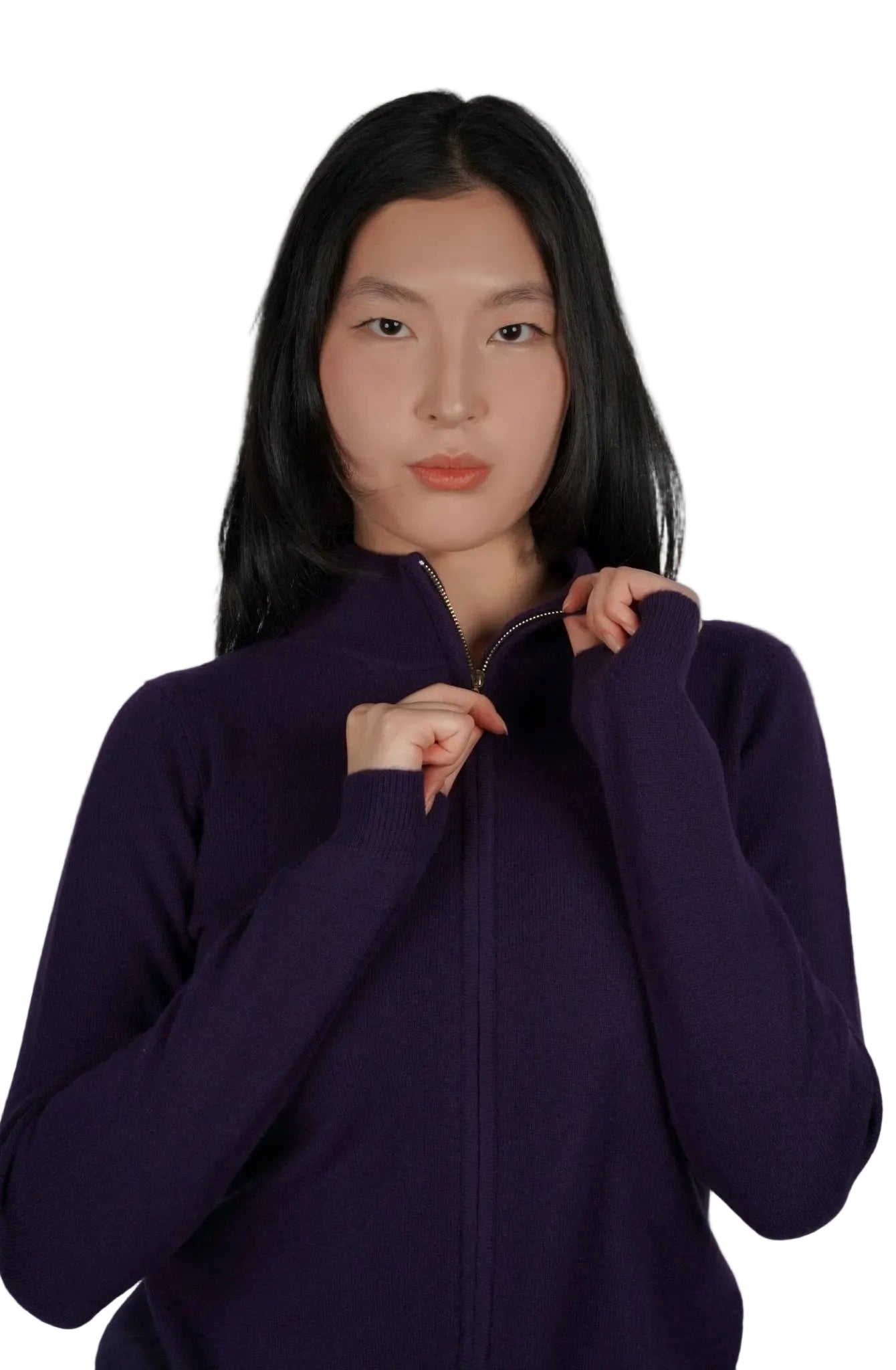 Daniella Cashmere Cardigan - Blue Sky Cashmere