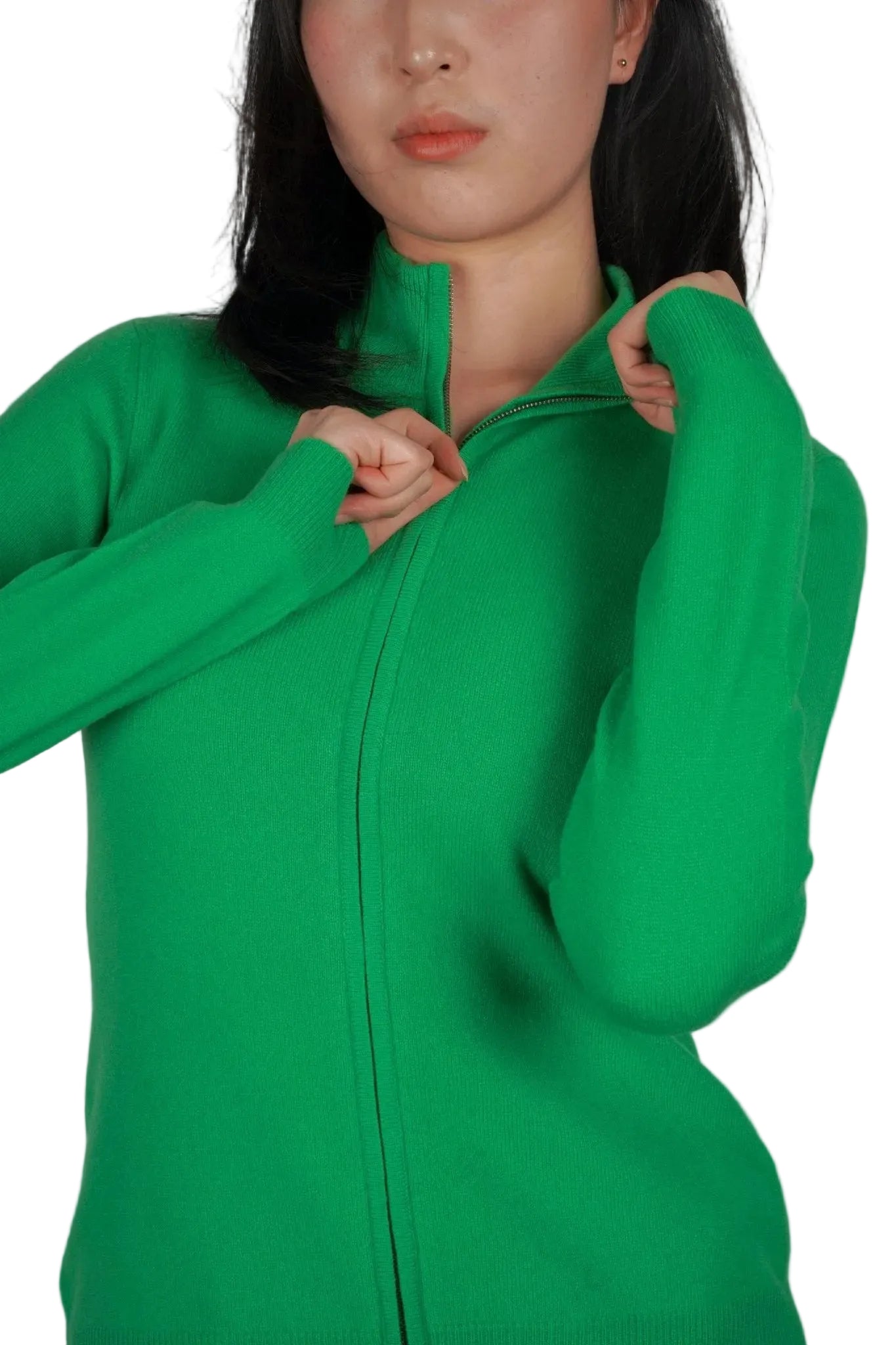 Daniella Cashmere Cardigan - Blue Sky Cashmere