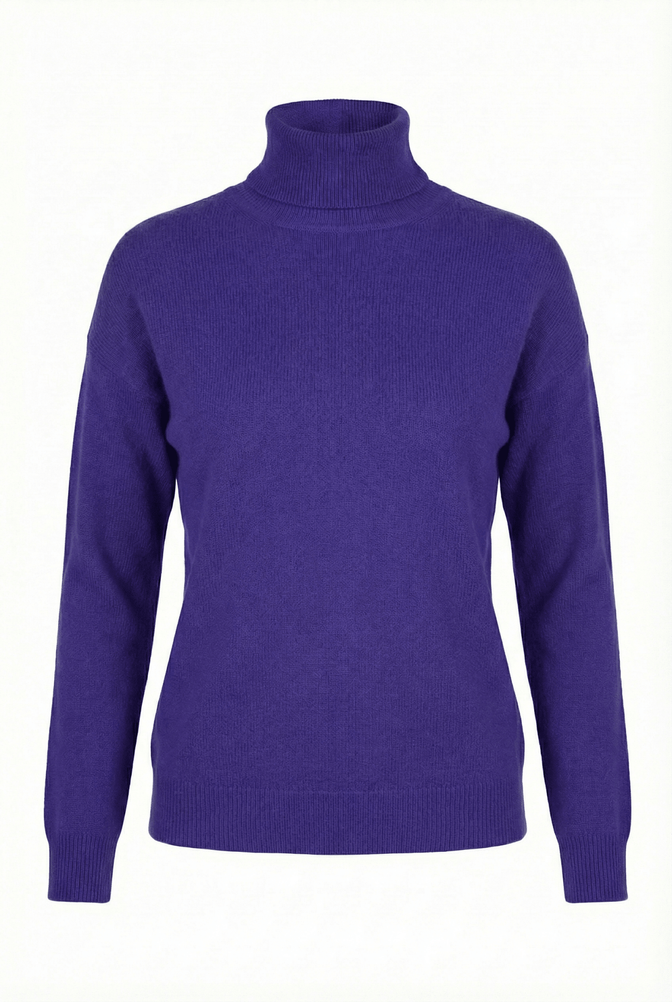 Light Cashmere Turtleneck - Blue Sky Cashmere