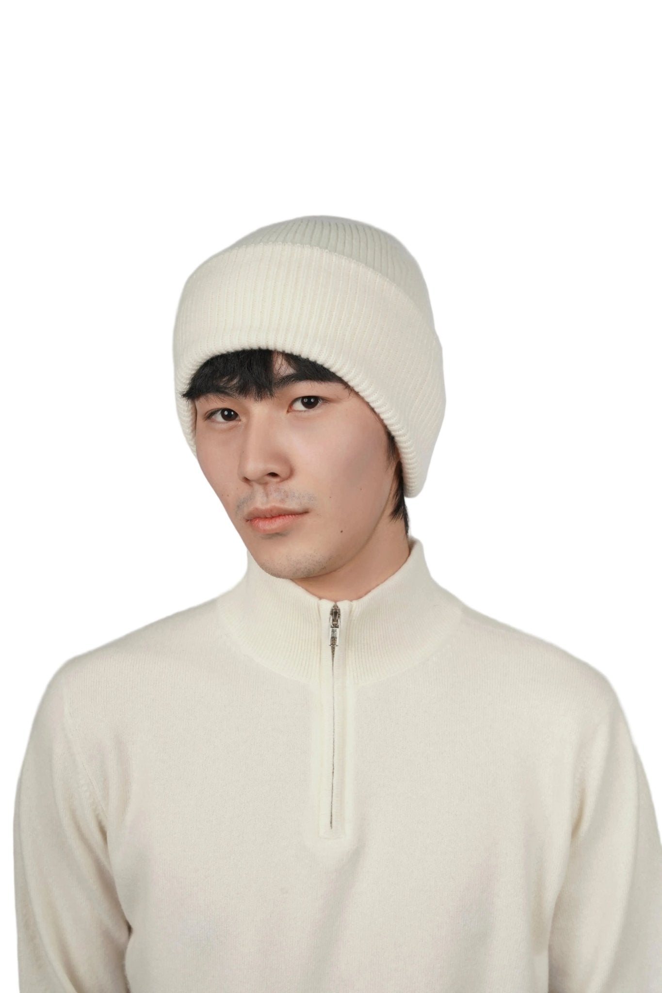 Lily Delicate Cashmere Beanie - Blue Sky Cashmere