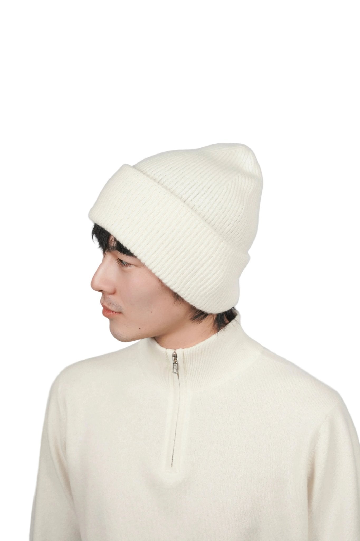Lily Delicate Cashmere Beanie - Blue Sky Cashmere