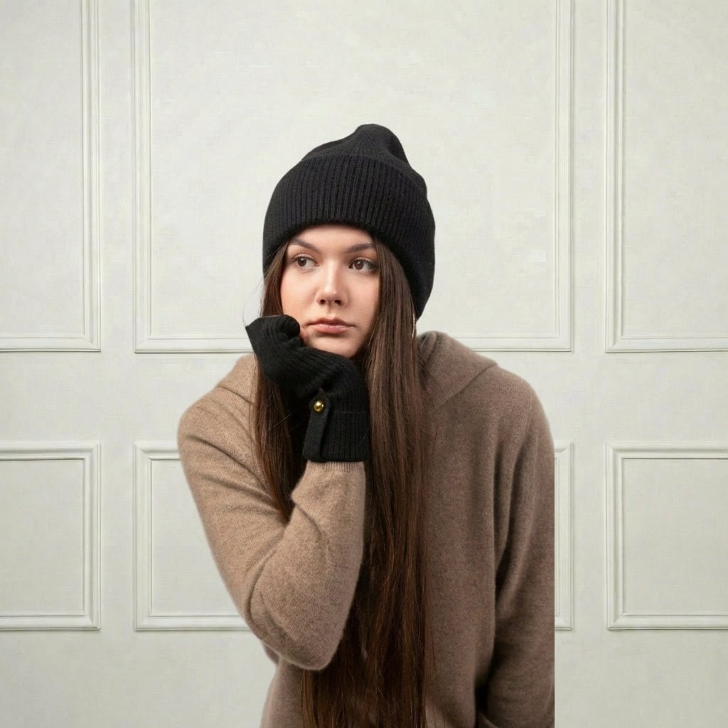 Lily Delicate Cashmere mittens - Blue Sky Cashmere