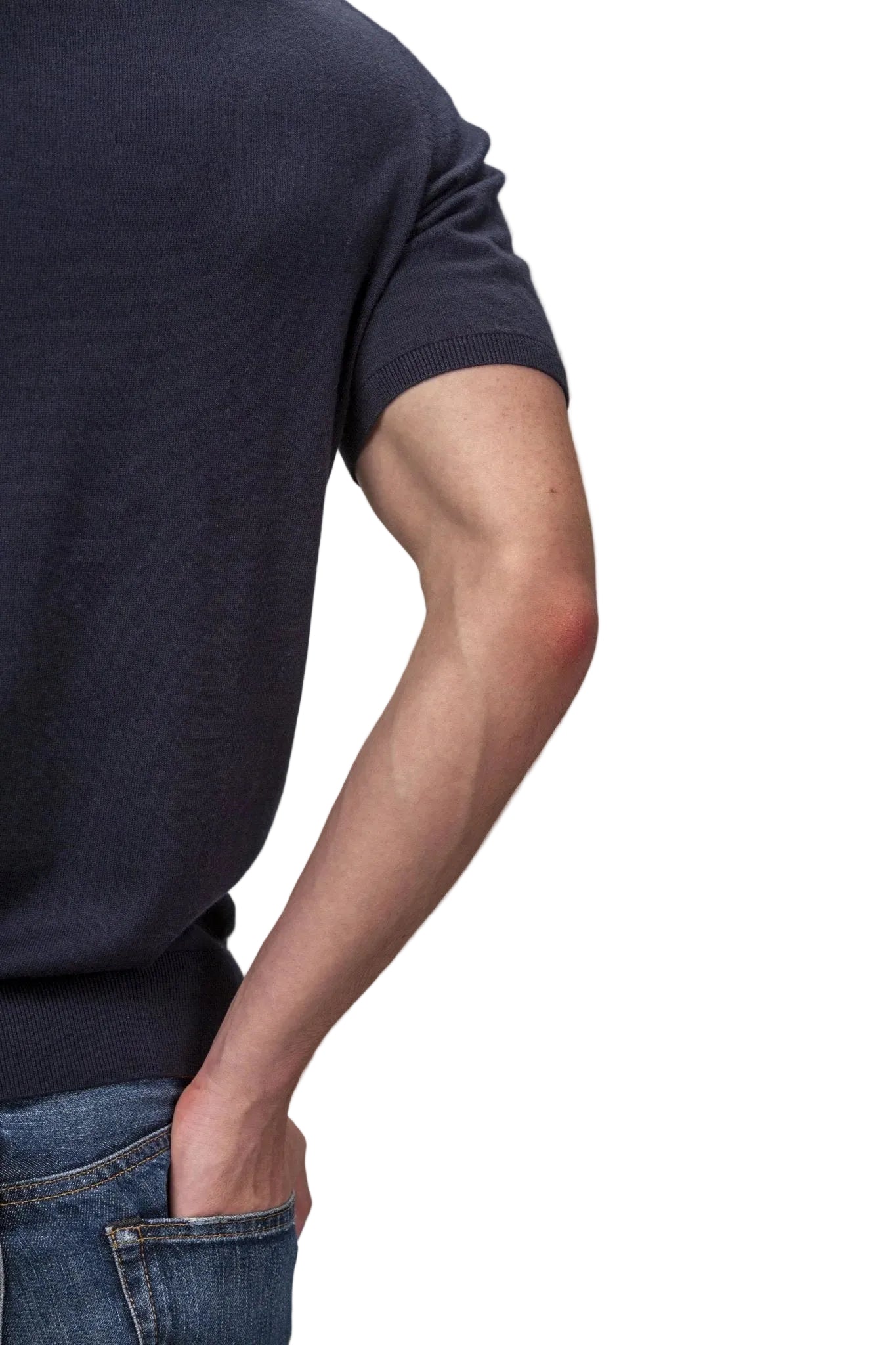 Maximilian Rounded Neck Cashmere&Cotton Shirt - Blue Sky Cashmere