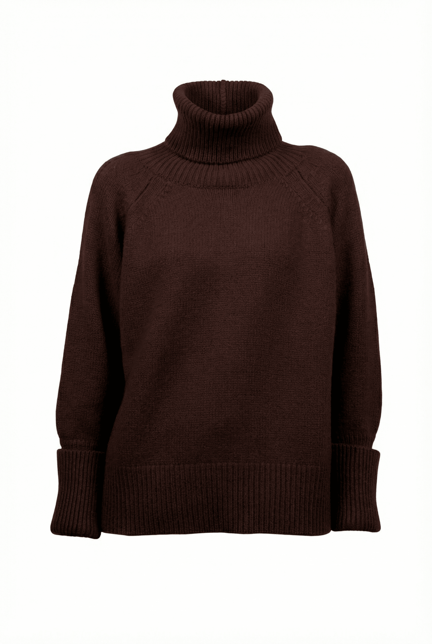 Patterned Cashmere Turtleneck - Blue Sky Cashmere