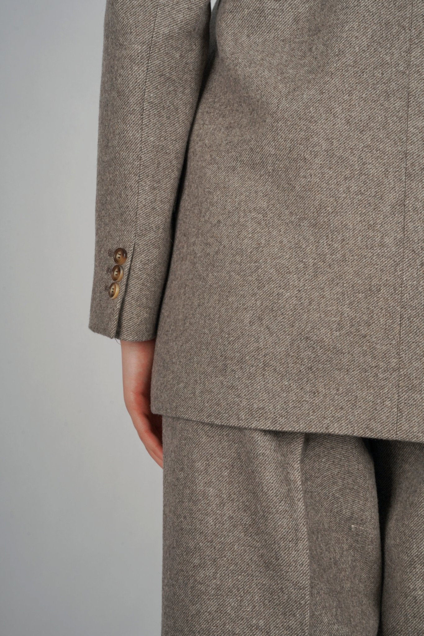 Sheep Wool Suit Blazer - Blue Sky Cashmere