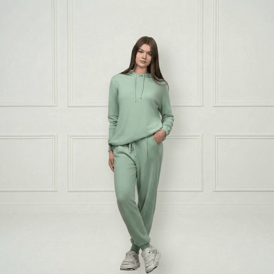 Sofia Cashmere Lounge Pants - Blue Sky Cashmere