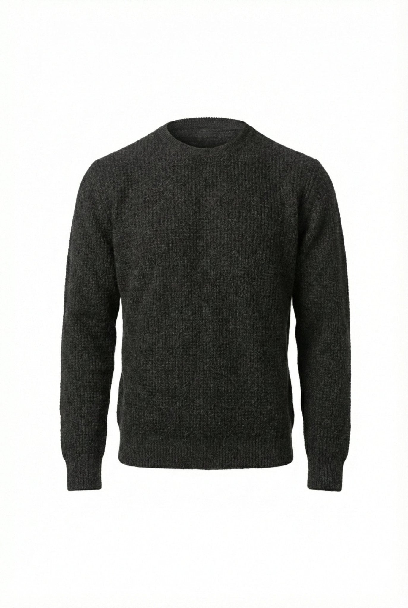 Waffle Cashmere Sweater - Blue Sky Cashmere