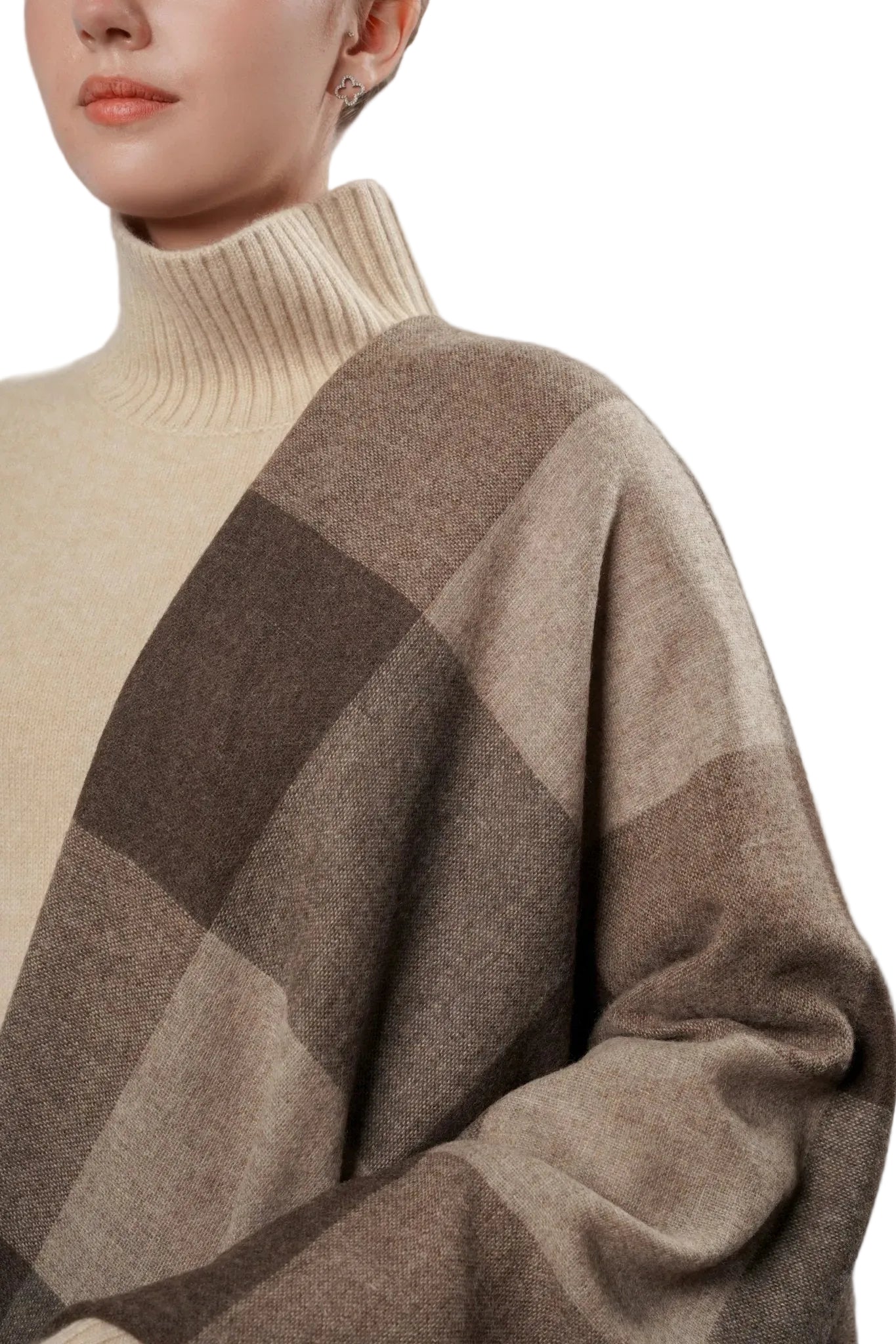 Wool Shawl - Blue Sky Cashmere